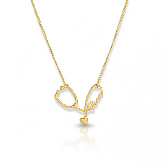 Stethoscope Heartbeat Necklace