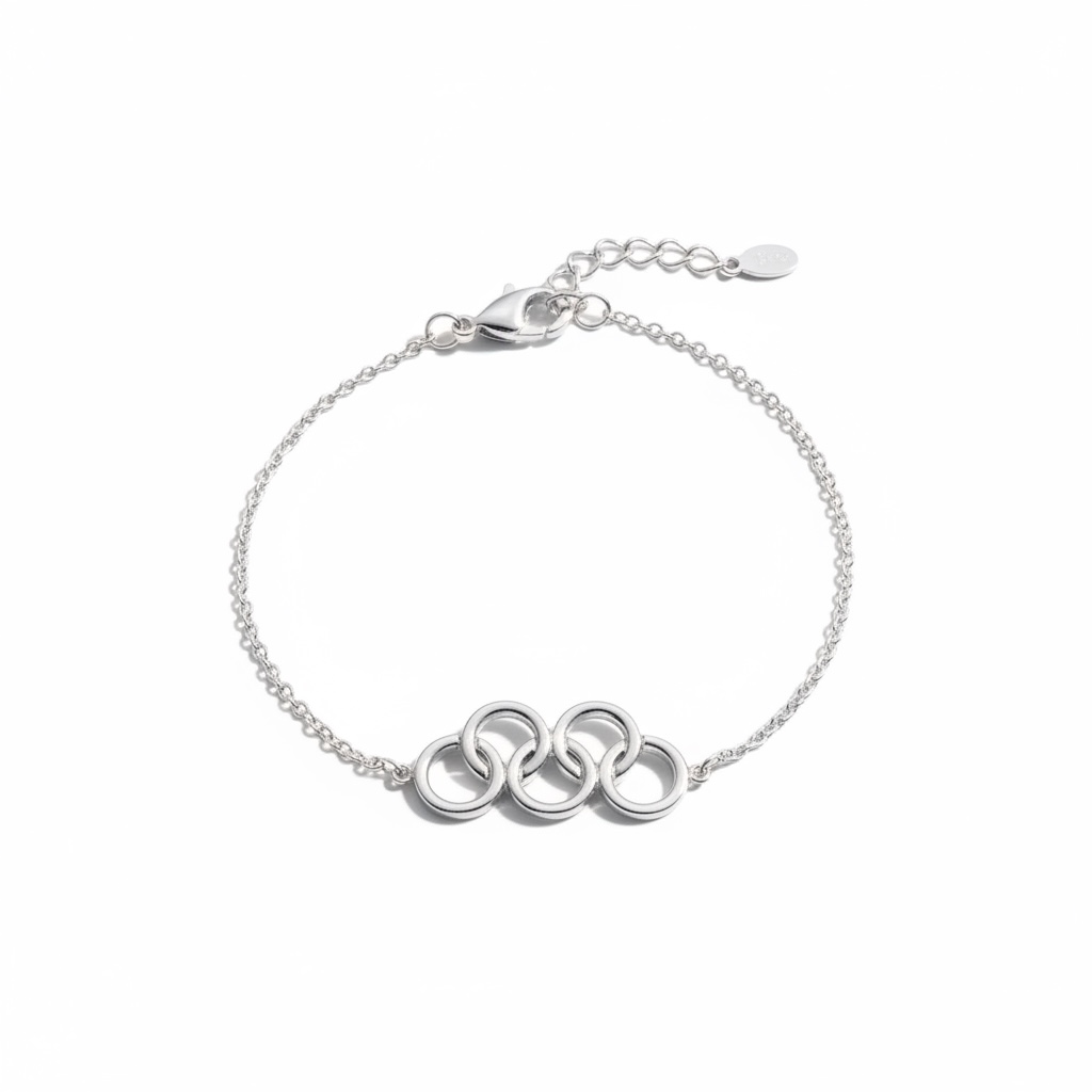 Linked Circle Bracelet