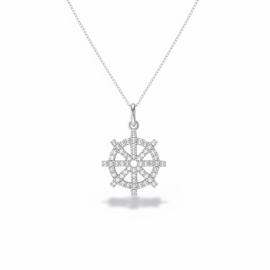 Dharma Wheel Necklace