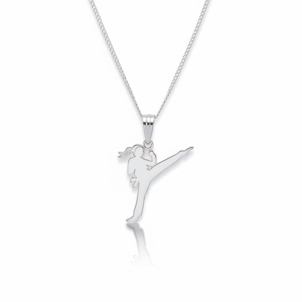 High Kick Silhouette Necklace
