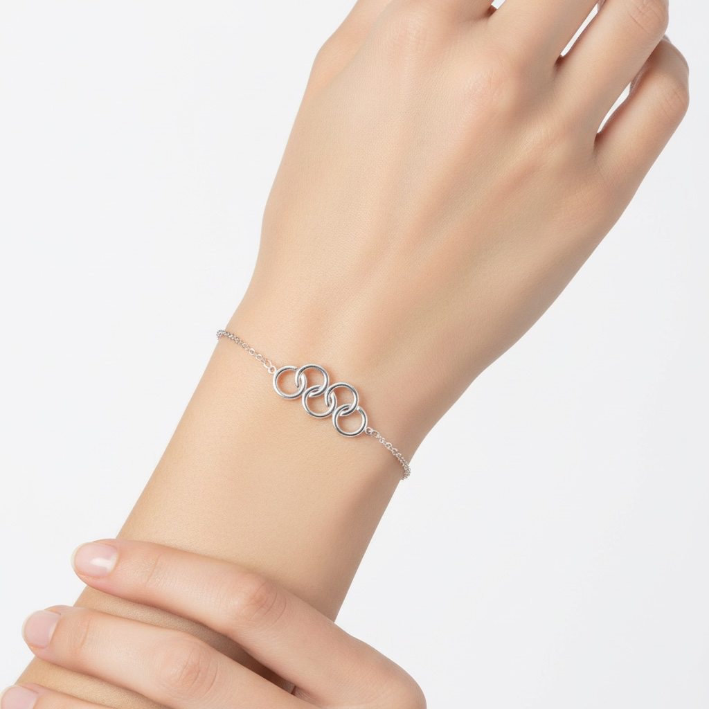 Linked Circle Bracelet