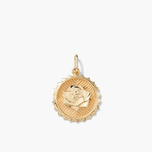 Sunburst Rose Charm
