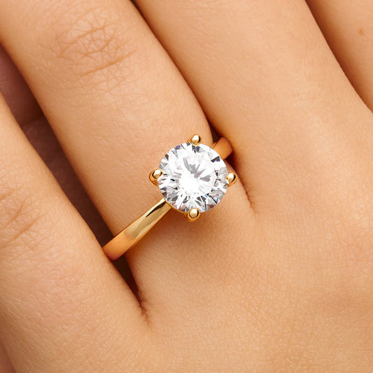 Round Cut Solitaire Ring