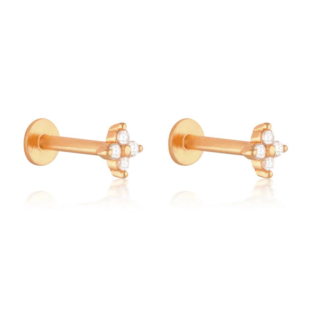 Zita Flatback Earrings - Baza Boutique
