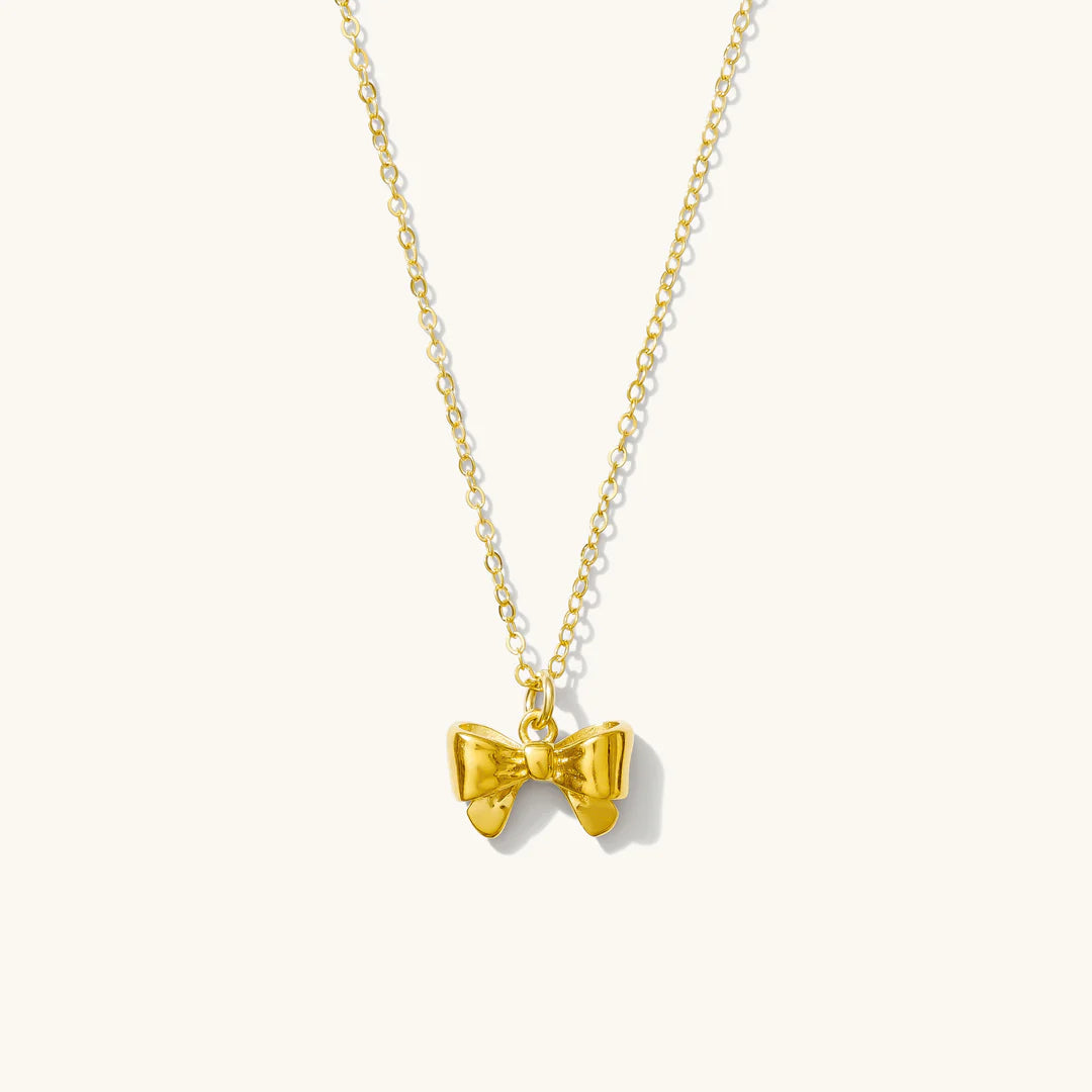 Ribbon Bow Necklace