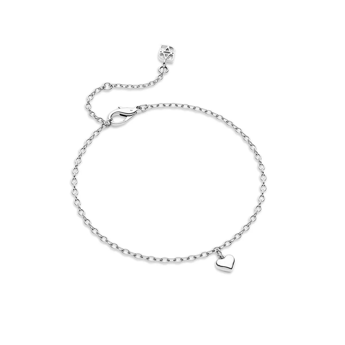 Fine Molten Heart Bracelet - Baza Boutique