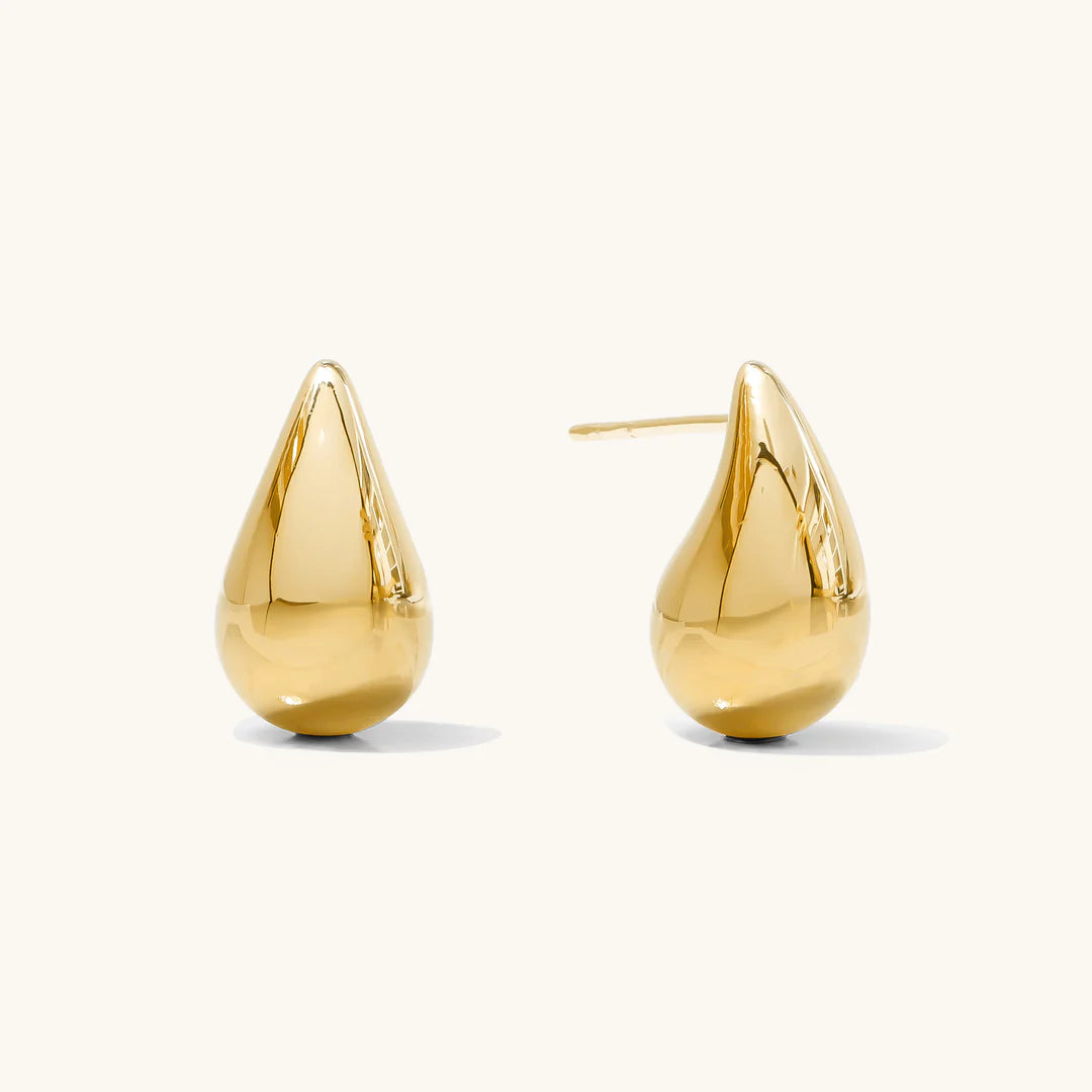 Teardrop Stud Earrings