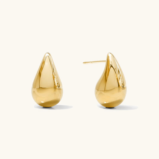 Teardrop Stud Earrings