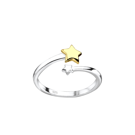 Twin Star Toe Ring