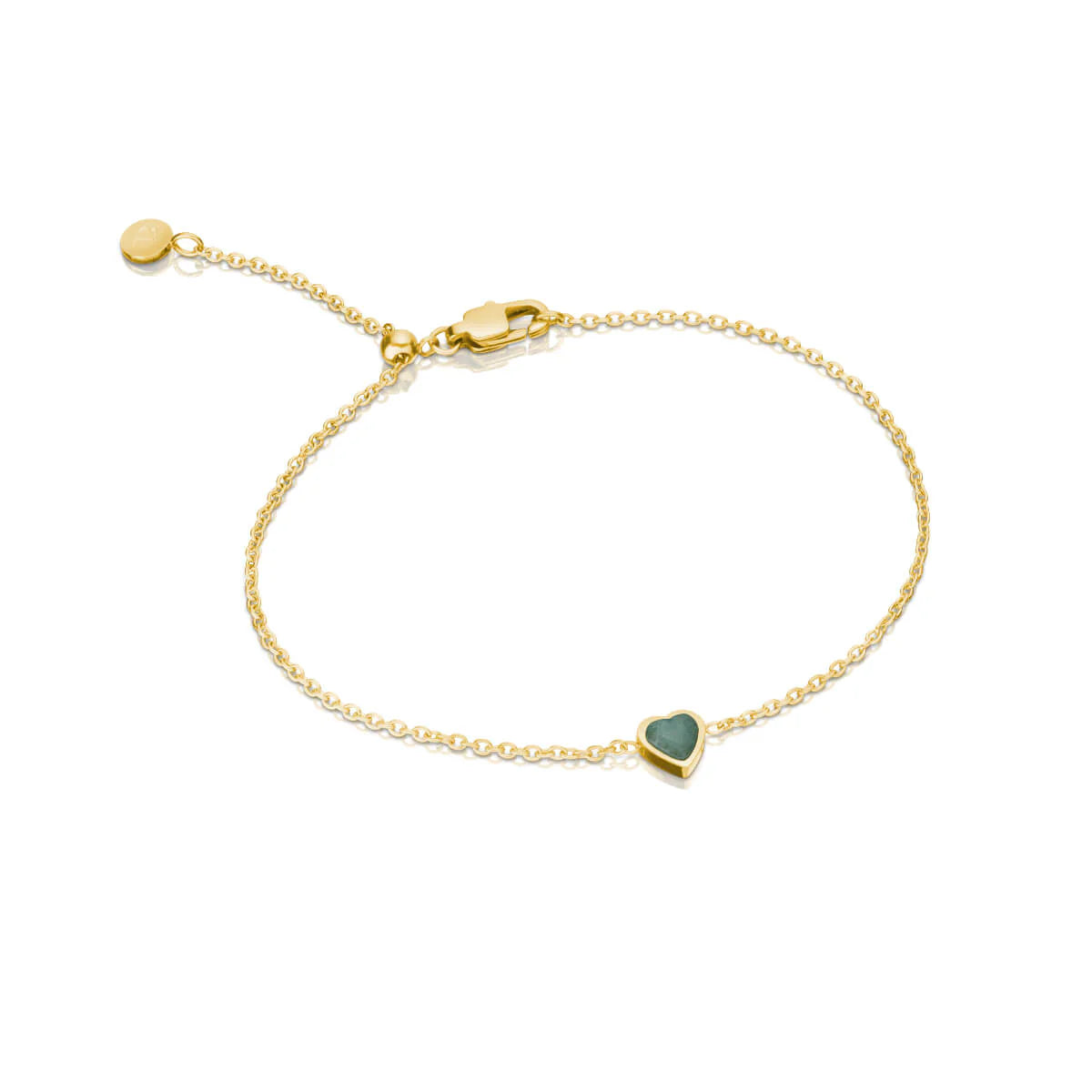 Heart Birthstone Bracelet