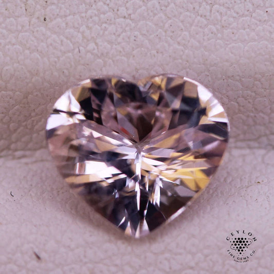 Unheated Peach Sapphire 2.68 Cts, Peach Sapphire, Peach Sapphire Engagement Ring, Peach Sapphire For Jewelry Making, Gemstone For Gift - Baza Boutique 