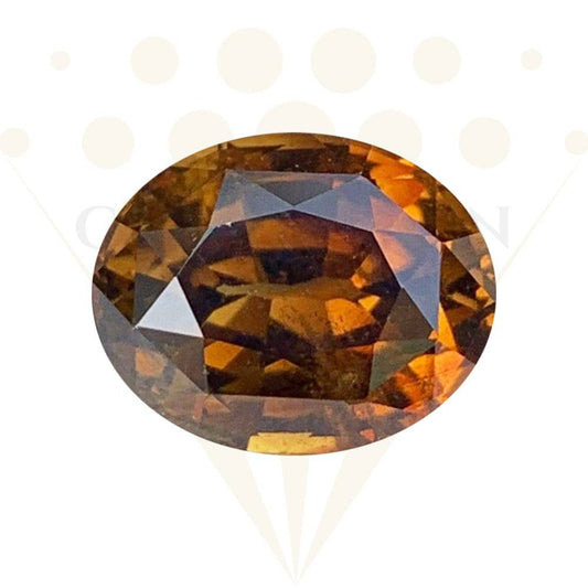 5.06 Cts Gorgeous Lemon Brown Chrysoberyl - (UH) - Baza Boutique 