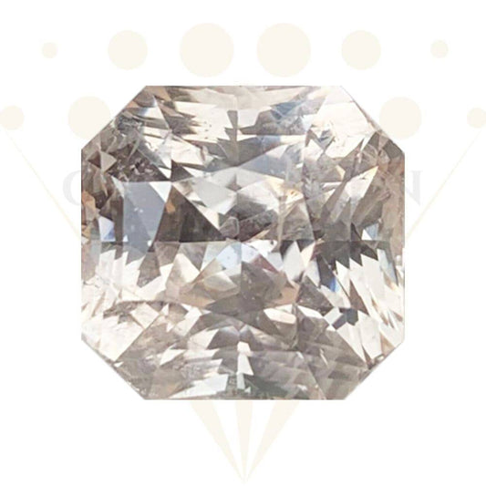 8.60 Cts Champange Peach Sapphire - (UH) - Baza Boutique 