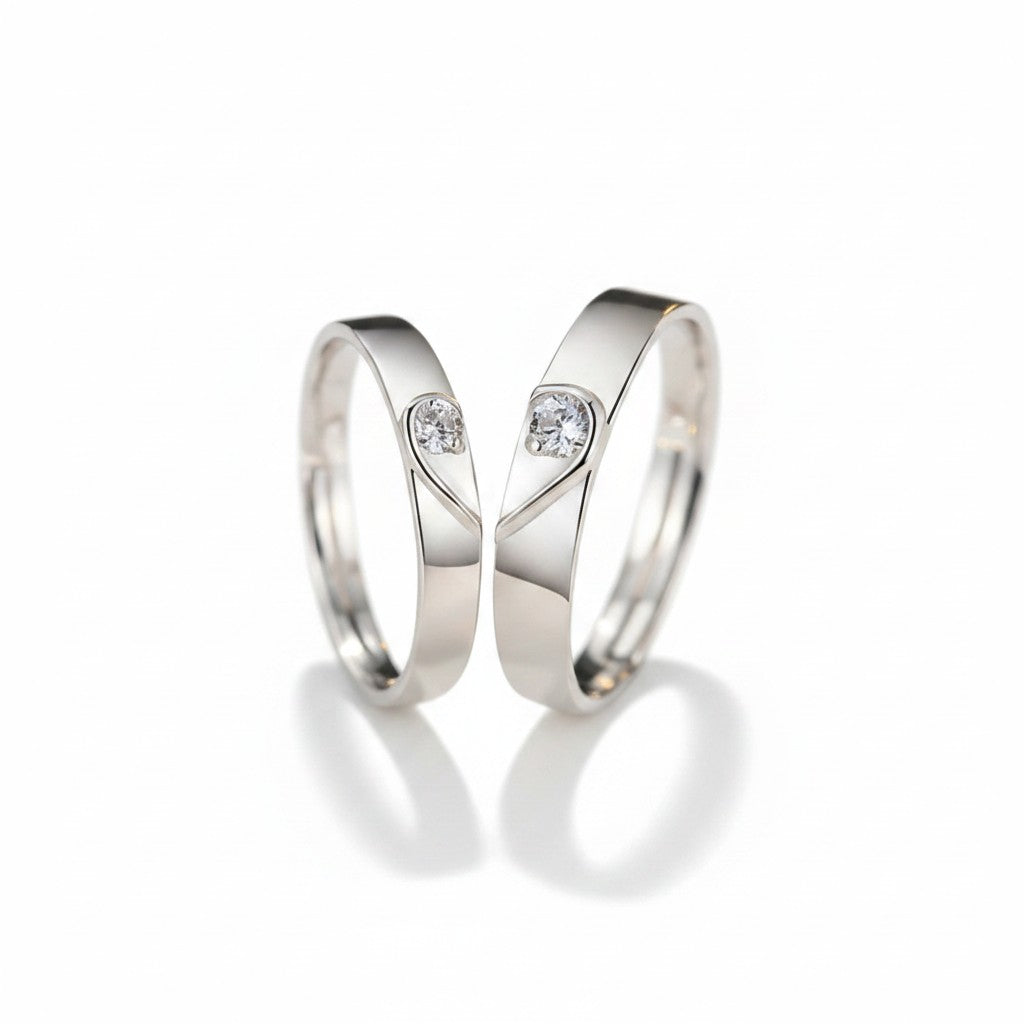 Twin Flame Promise Ring Set