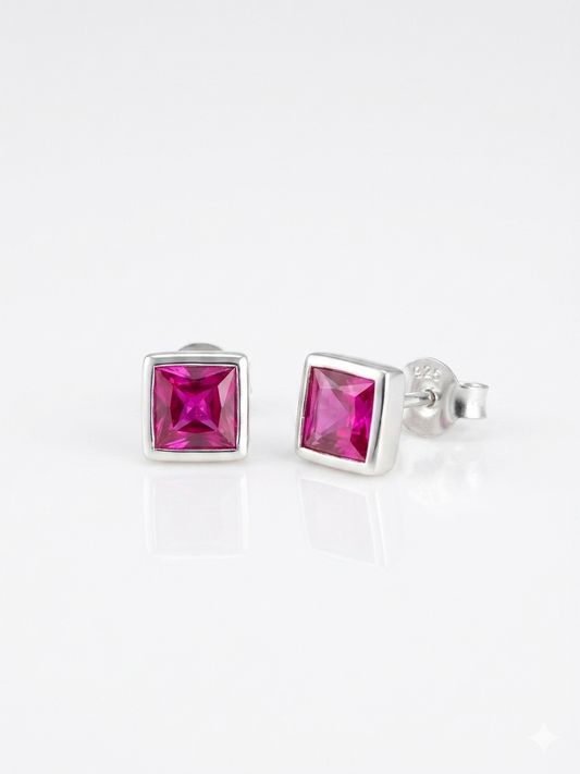 Princess Pink Studs