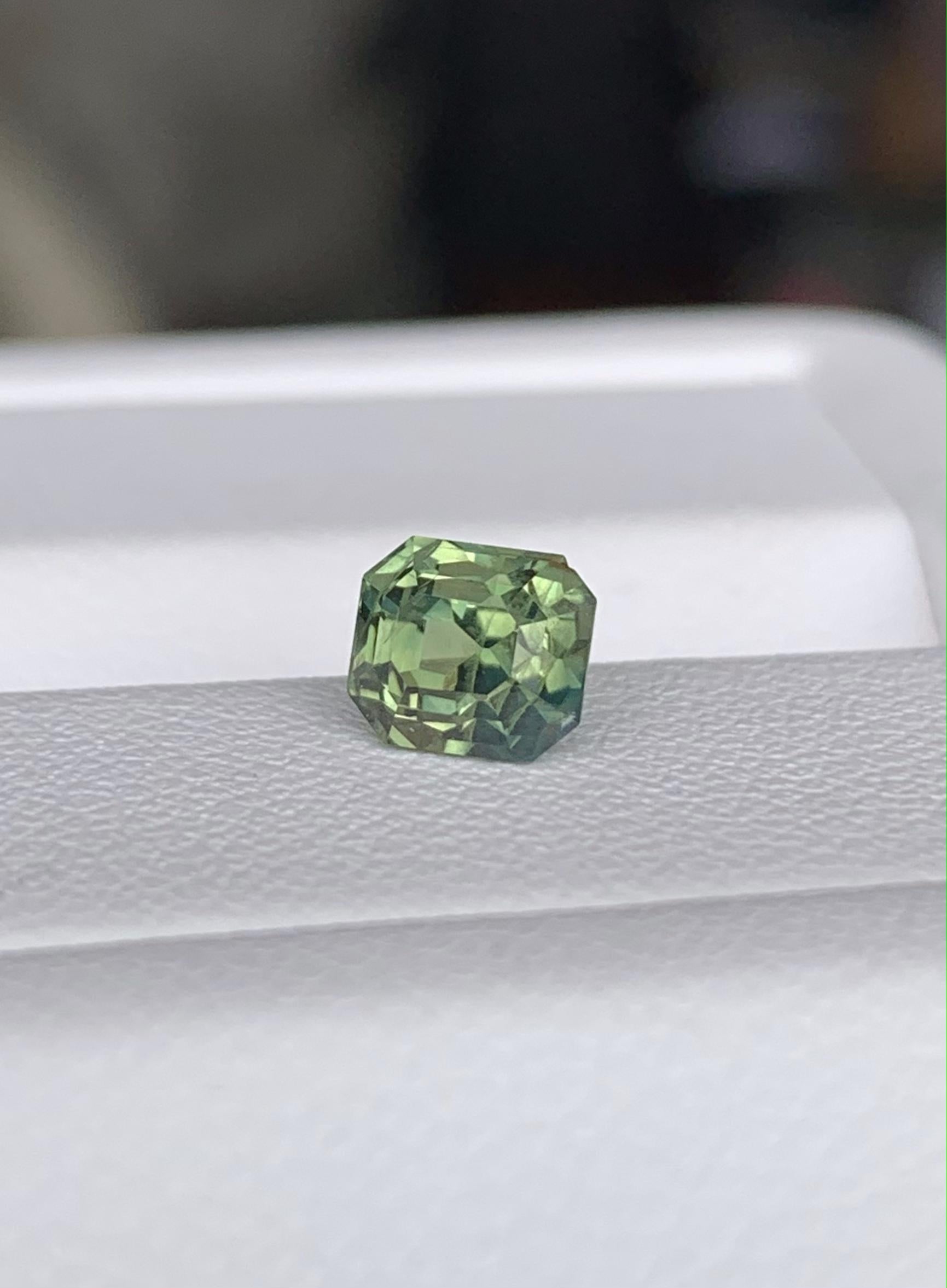 Teal Sapphire 1.34ct (UH) - Baza Boutique