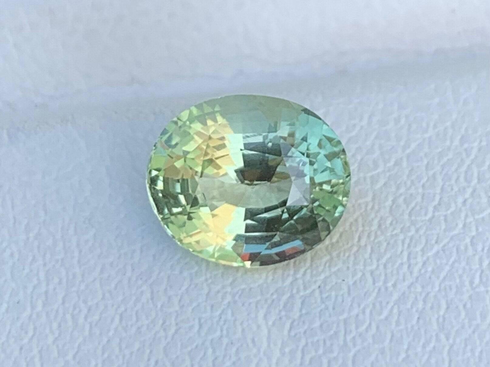 Natural Certified Vanadium Chrysoberyl 2.21ct- (UH) - Baza Boutique