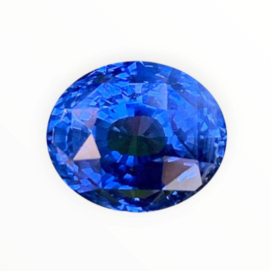 Natural Ceylon Cornflower Blue Sapphire 5.66ct - (UH)
