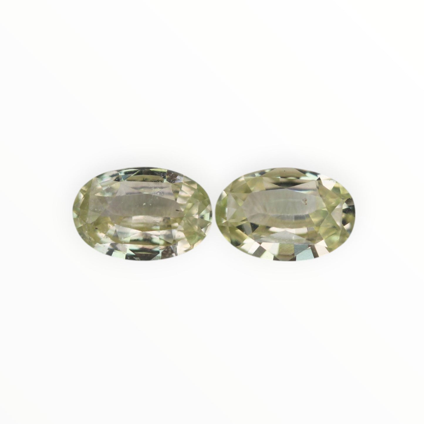 Natural Mint Green Sapphire Pair 1.80/1.79ct- (UH) - Baza Boutique