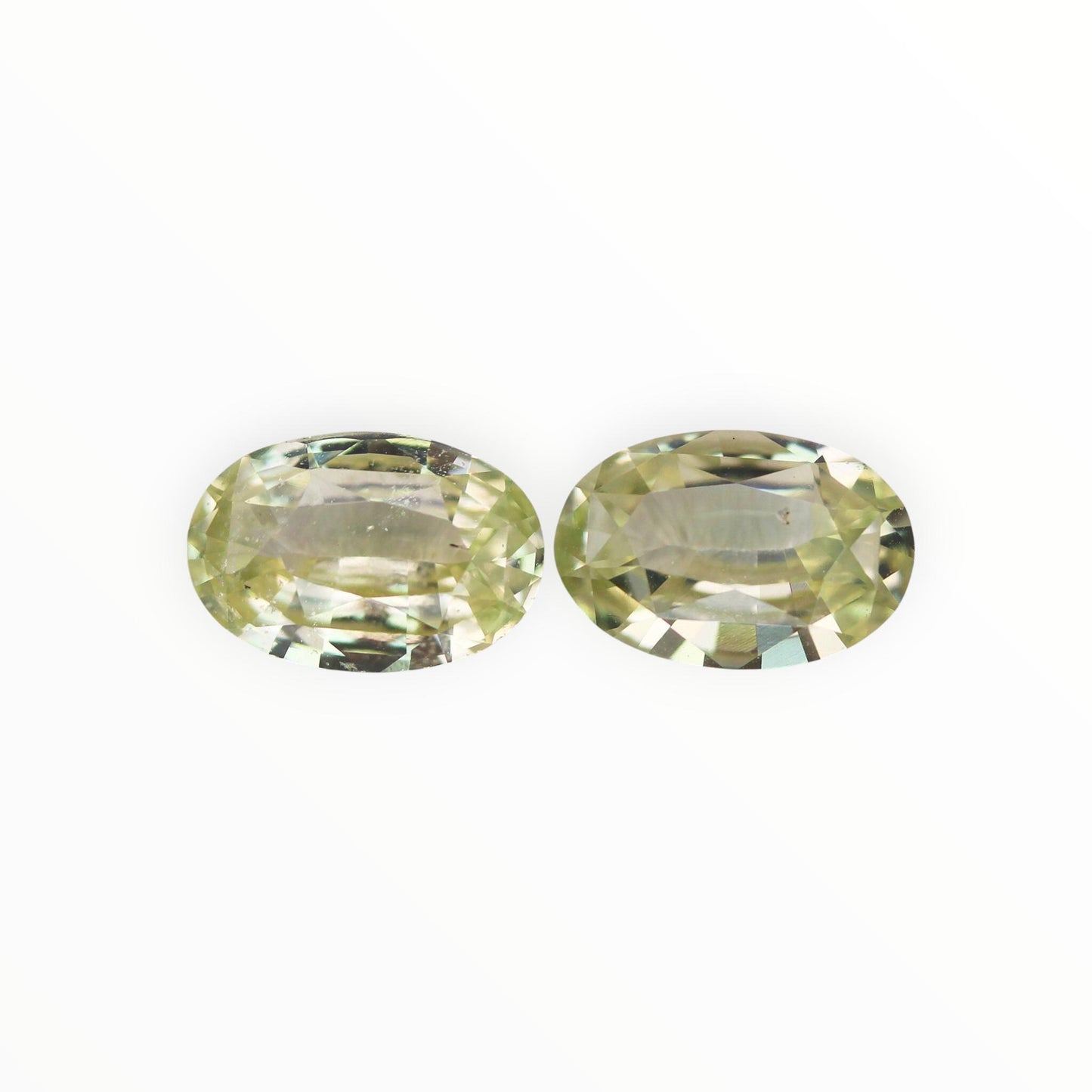 Natural Mint Green Sapphire Pair 1.80/1.79ct- (UH) - Baza Boutique