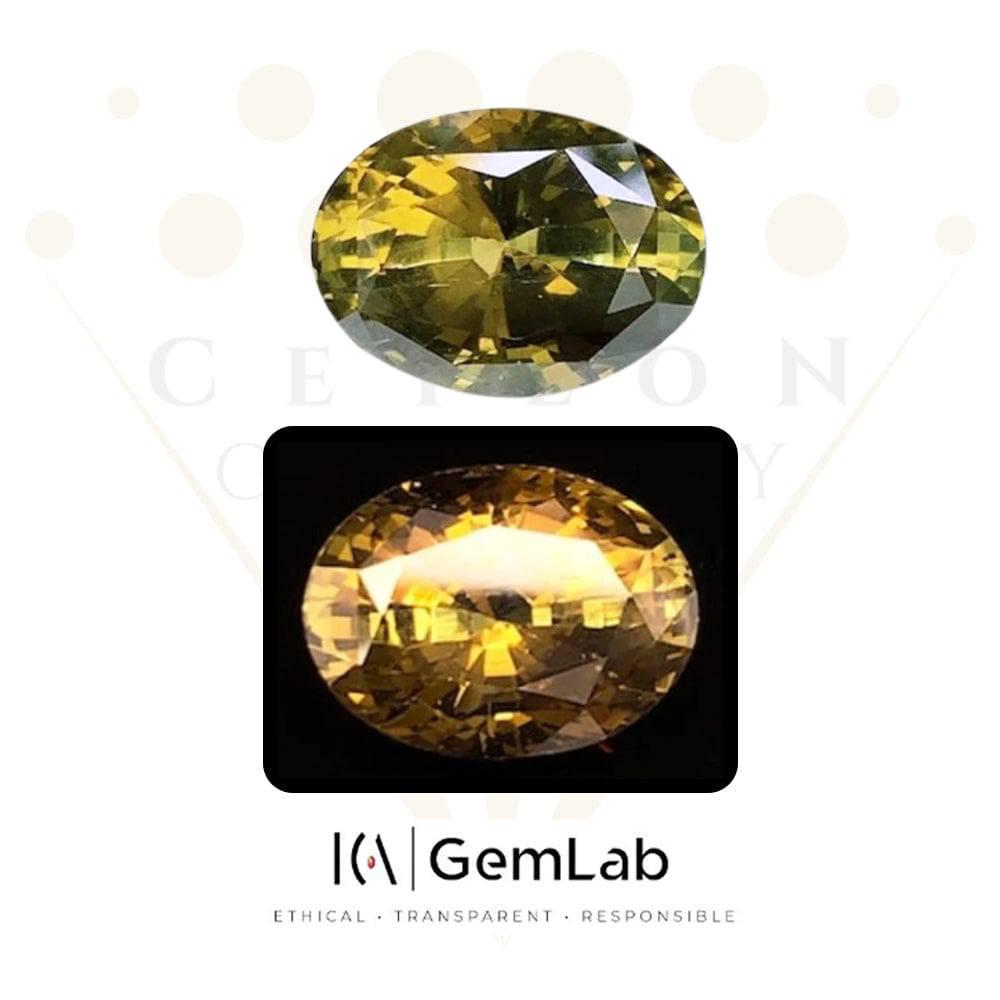 Natural Alexandrite (Certified) 15.10ct - (UH) - Baza Boutique
