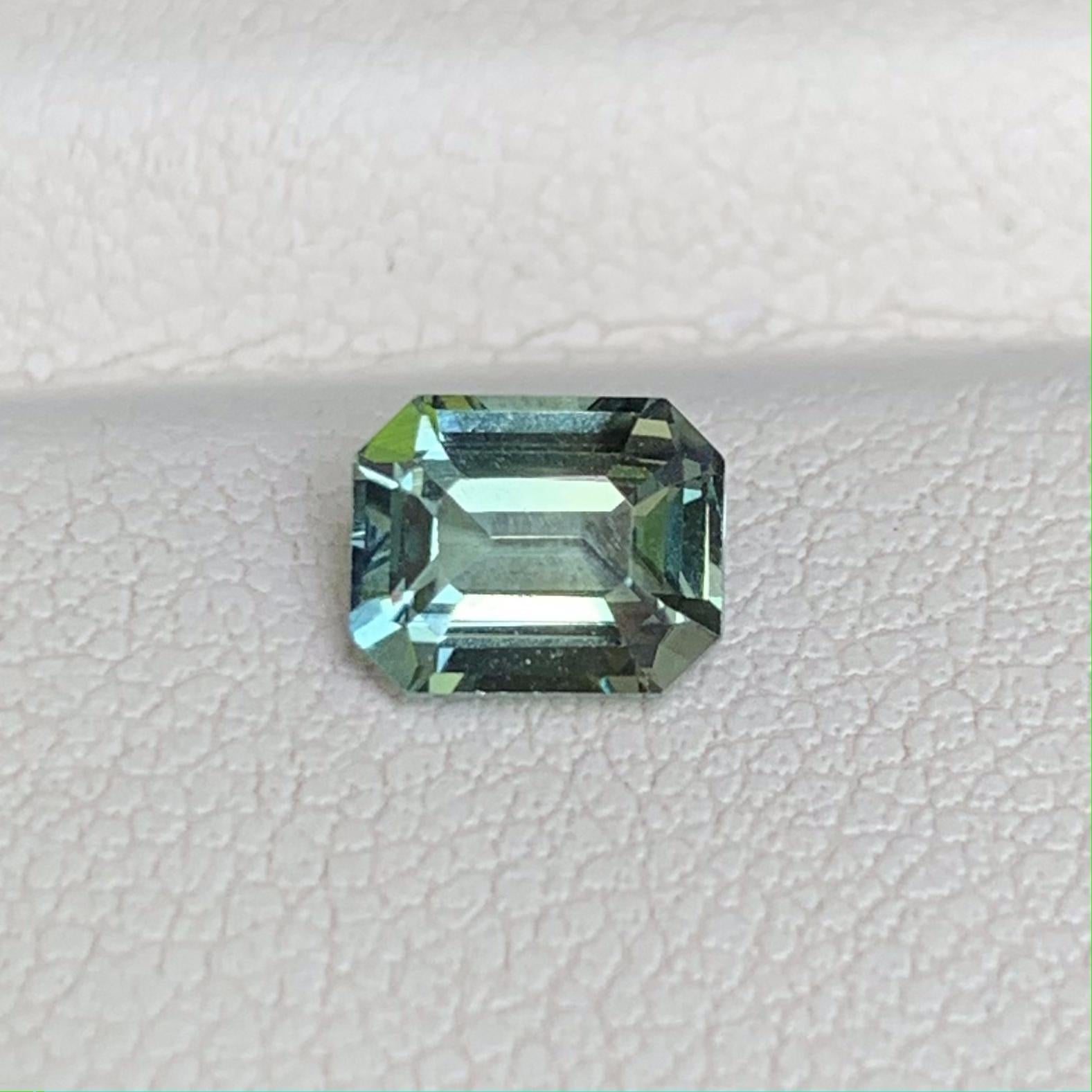 Natural Teal Sapphire 1.06ct - (UH) - Baza Boutique