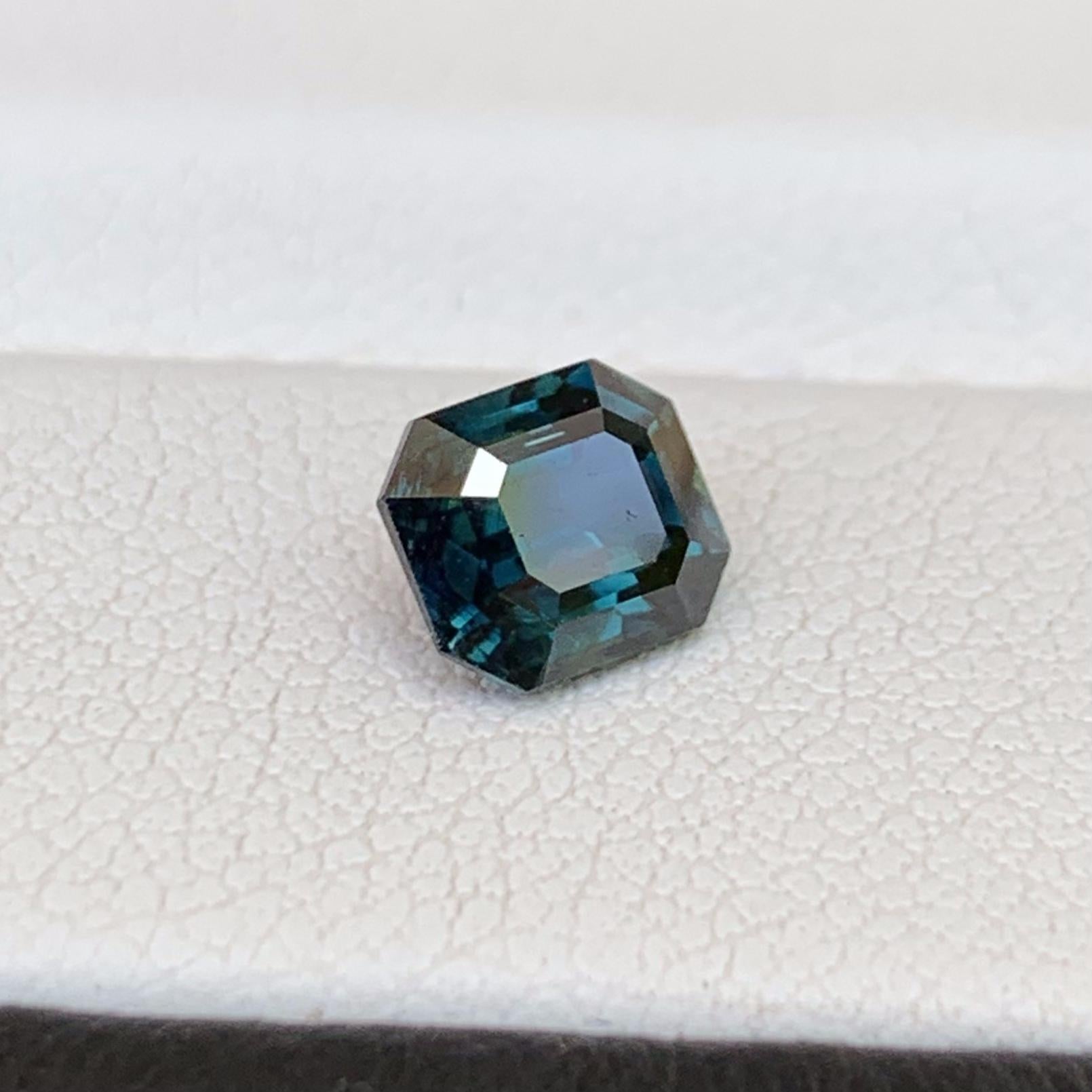 Natural Teal Sapphire 1.06ct - (UH) - Baza Boutique