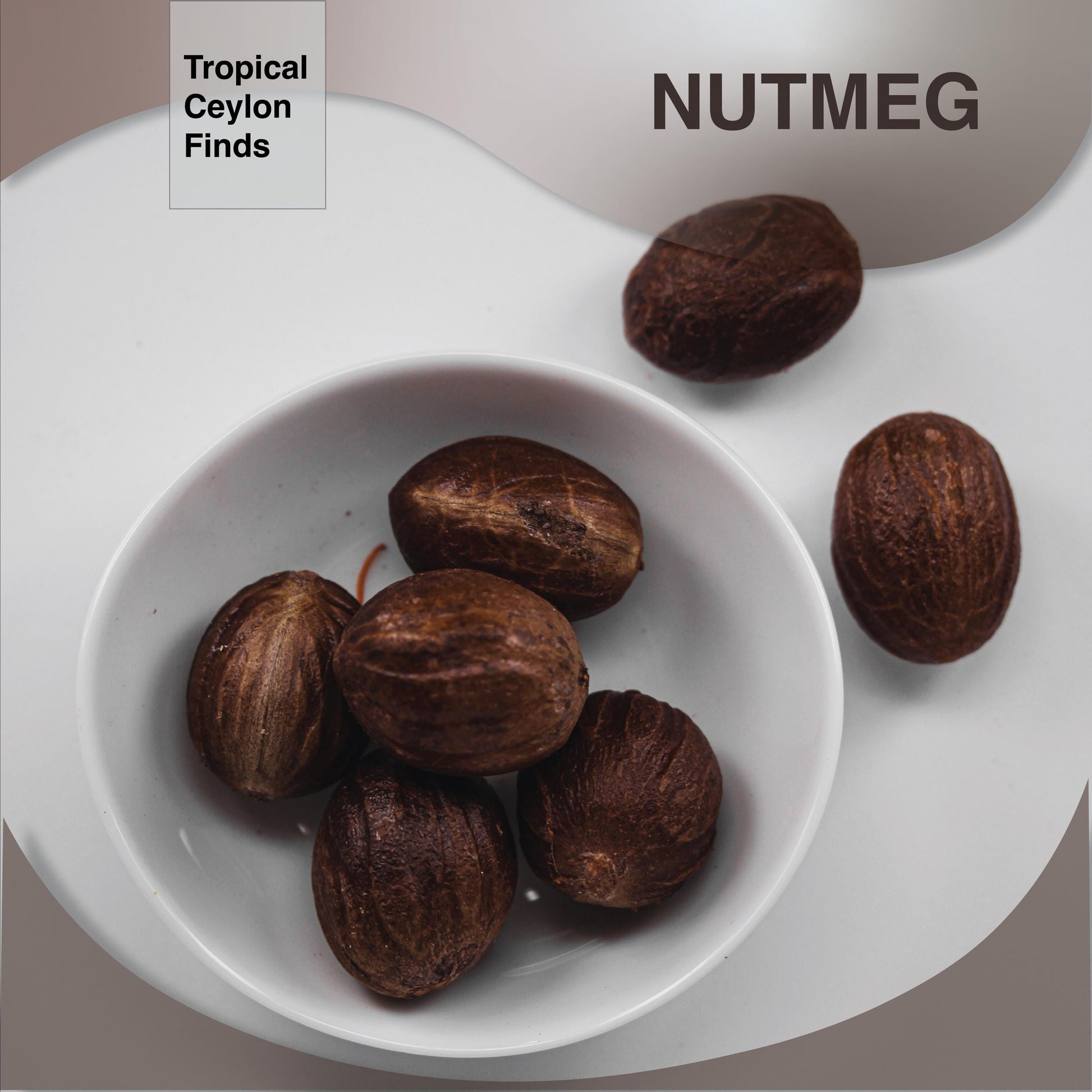Organic Whole Nutmeg - Baza Boutique
