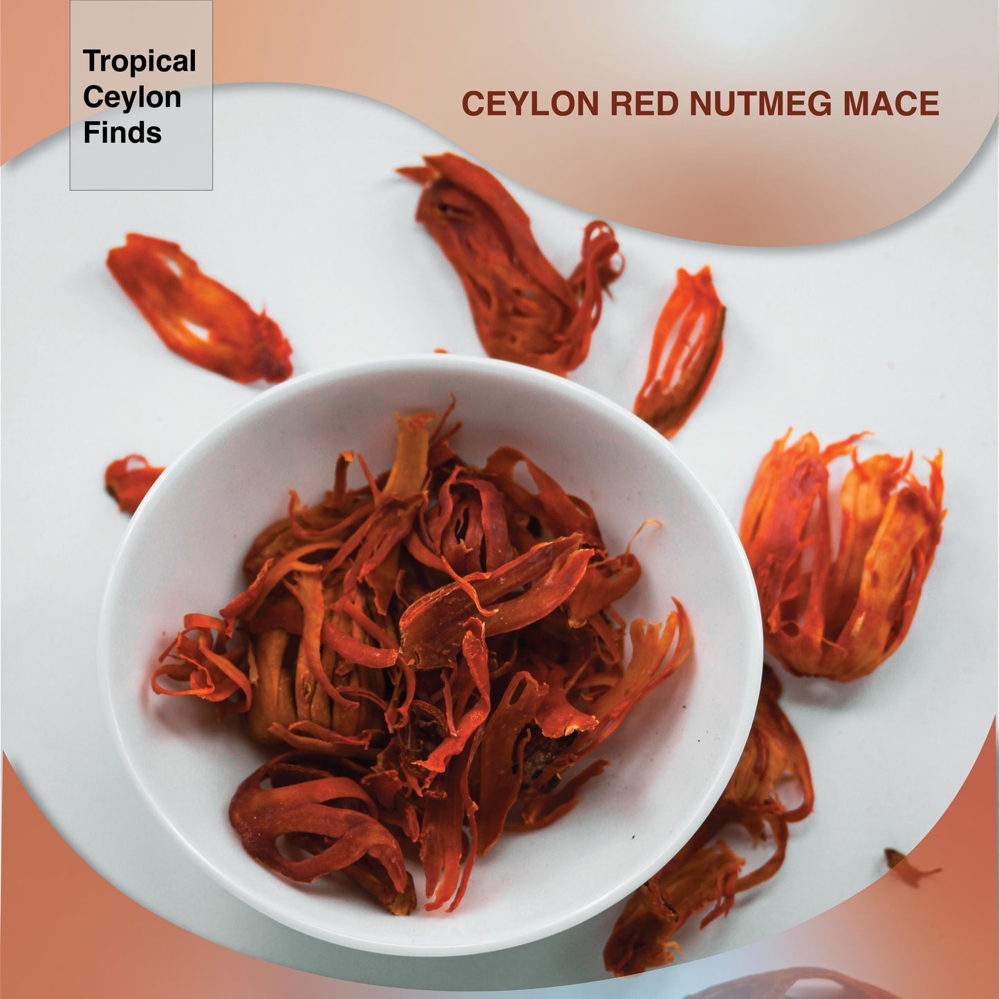 Sun Dried Organic Nutmeg Mace - Baza Boutique