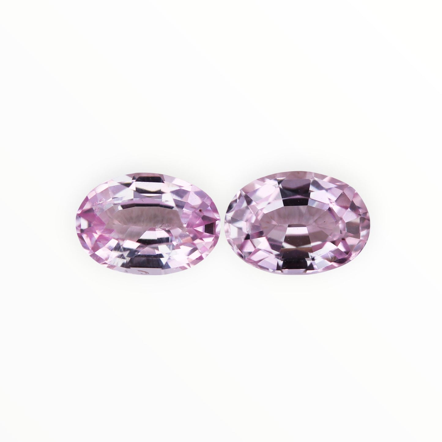 Peach Sapphire Pair 1.78ct - (UH) - Baza Boutique