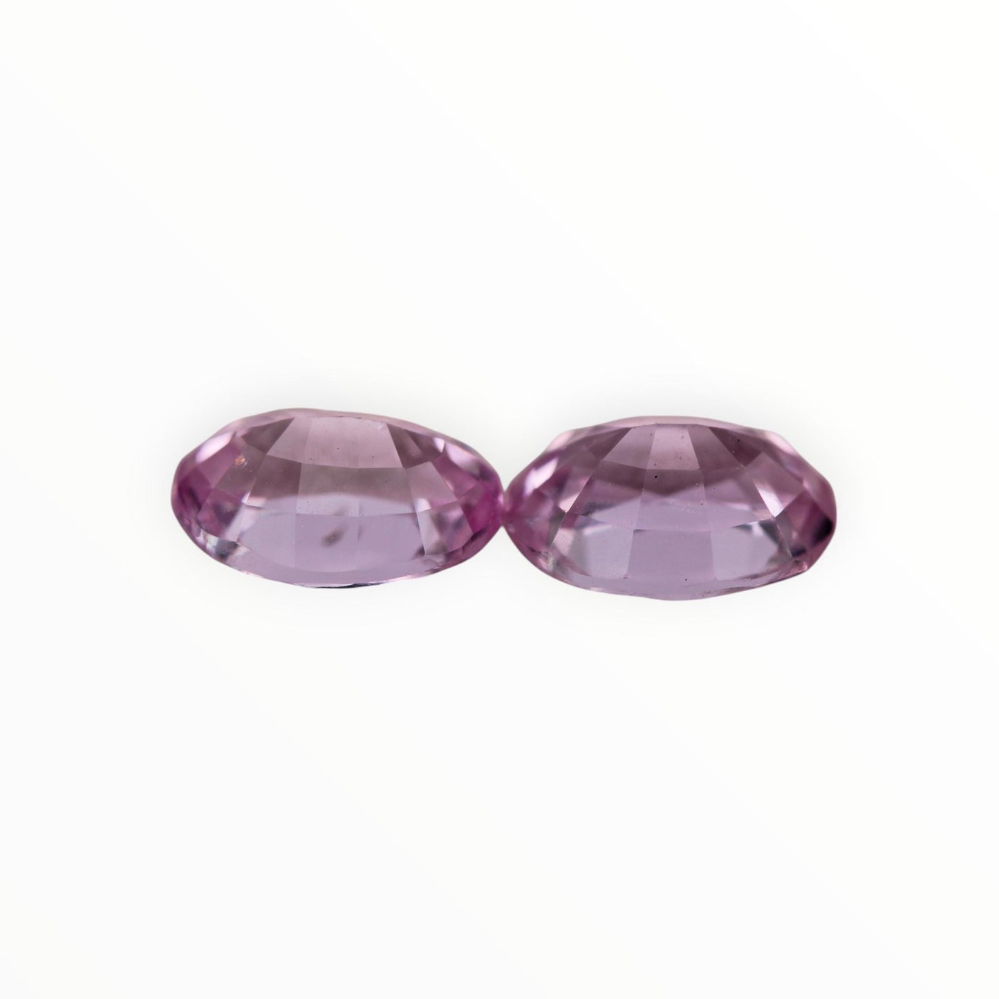 Peach Sapphire Pair 1.78ct - (UH) - Baza Boutique