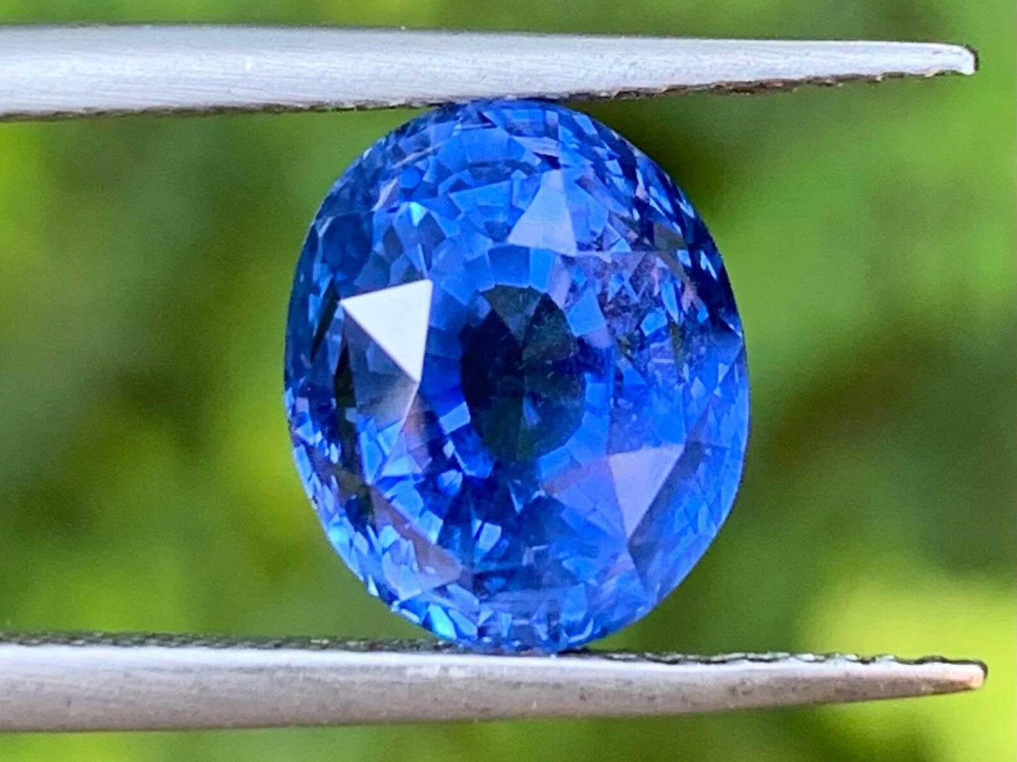 Natural Ceylon Cornflower Blue Sapphire 5.66ct - (UH)