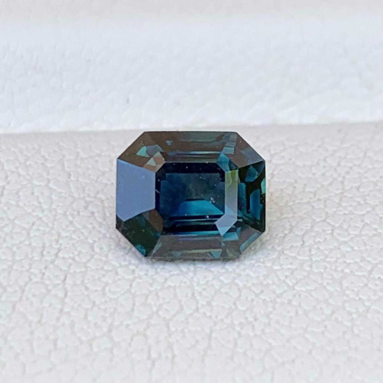 Natural Teal Sapphire 1.06ct - (UH) - Baza Boutique