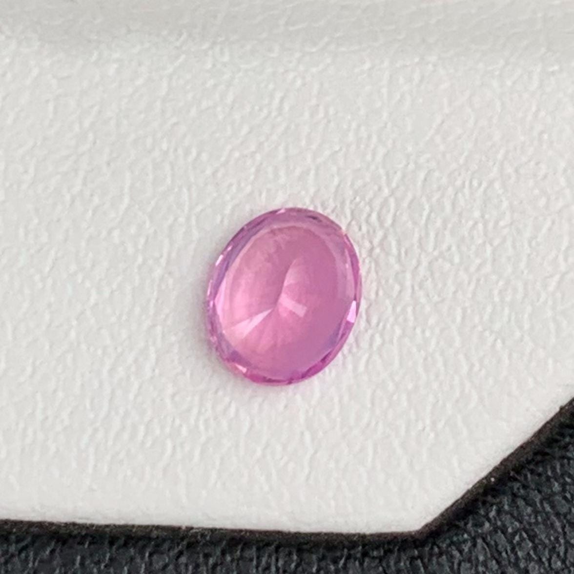 Natural Milky Padparadscha Sapphire 0.83ct - (UH) - Baza Boutique