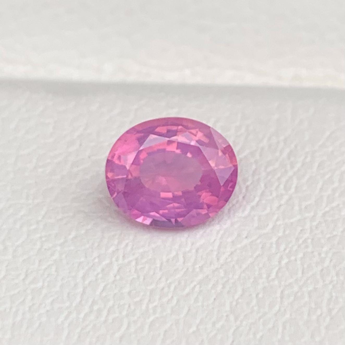 Natural Milky Padparadscha Sapphire 0.83ct - (UH) - Baza Boutique