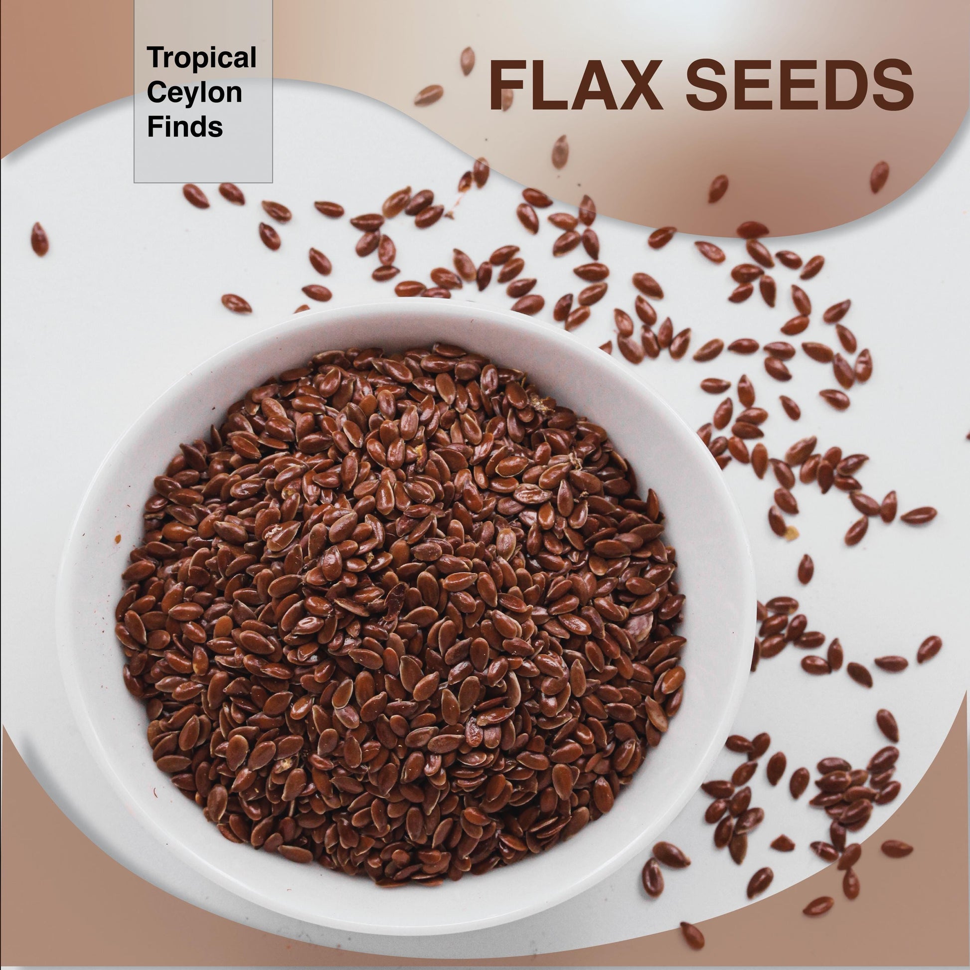 Organic Brown Flax Seeds - Baza Boutique