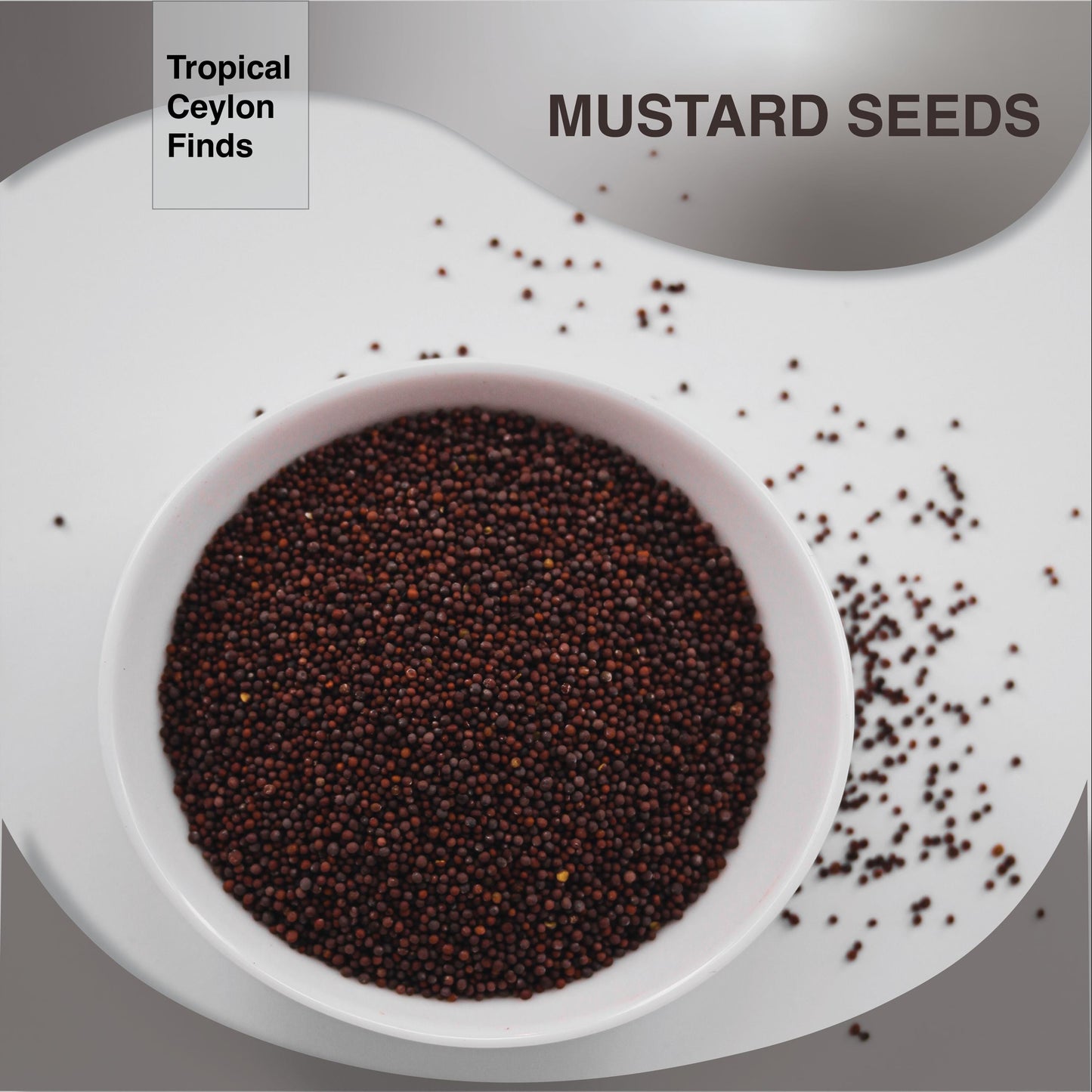 Organic Brown Mustard Seeds - Baza Boutique