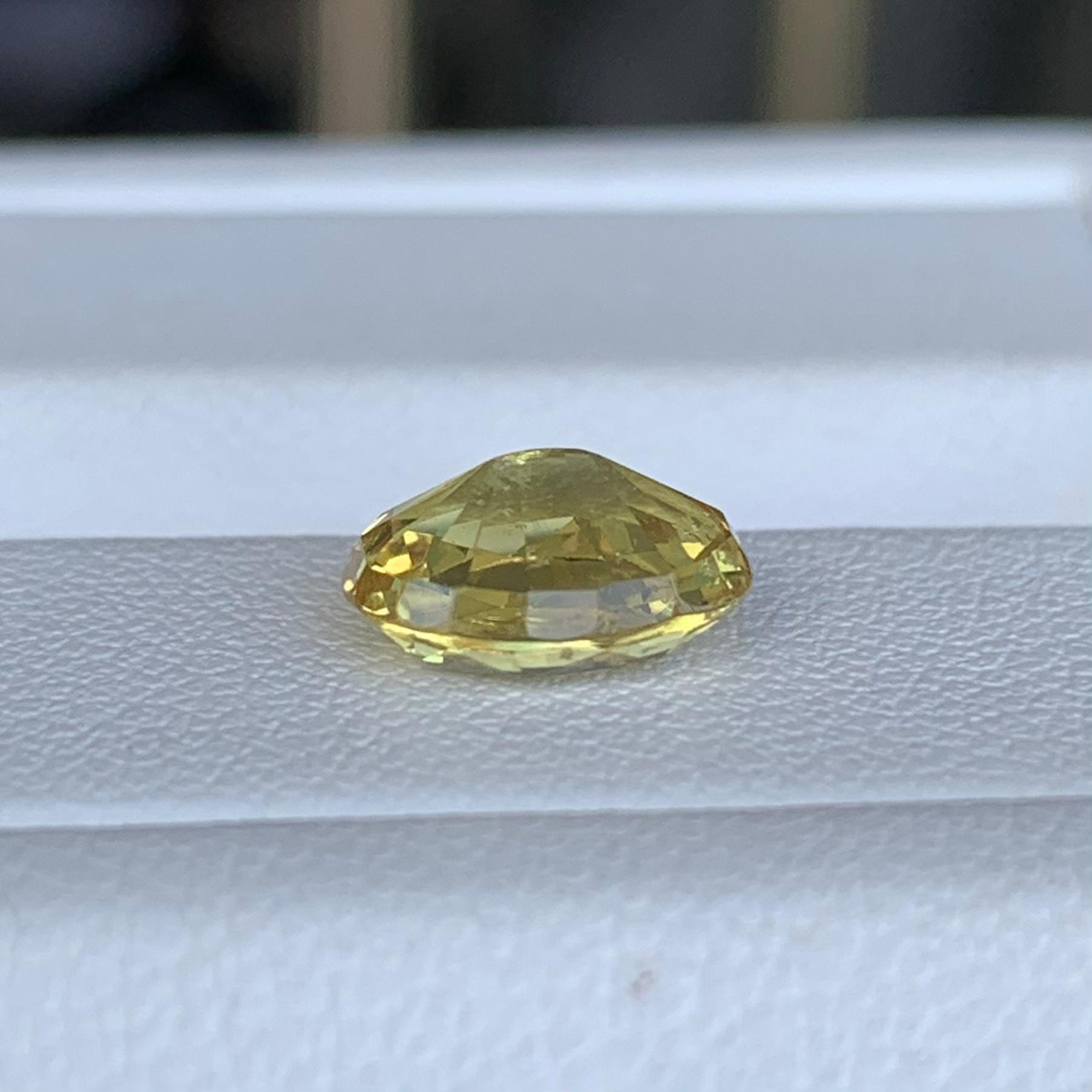 Natural Lemon Yellow Sapphire 2.55ct (UH) - Baza Boutique