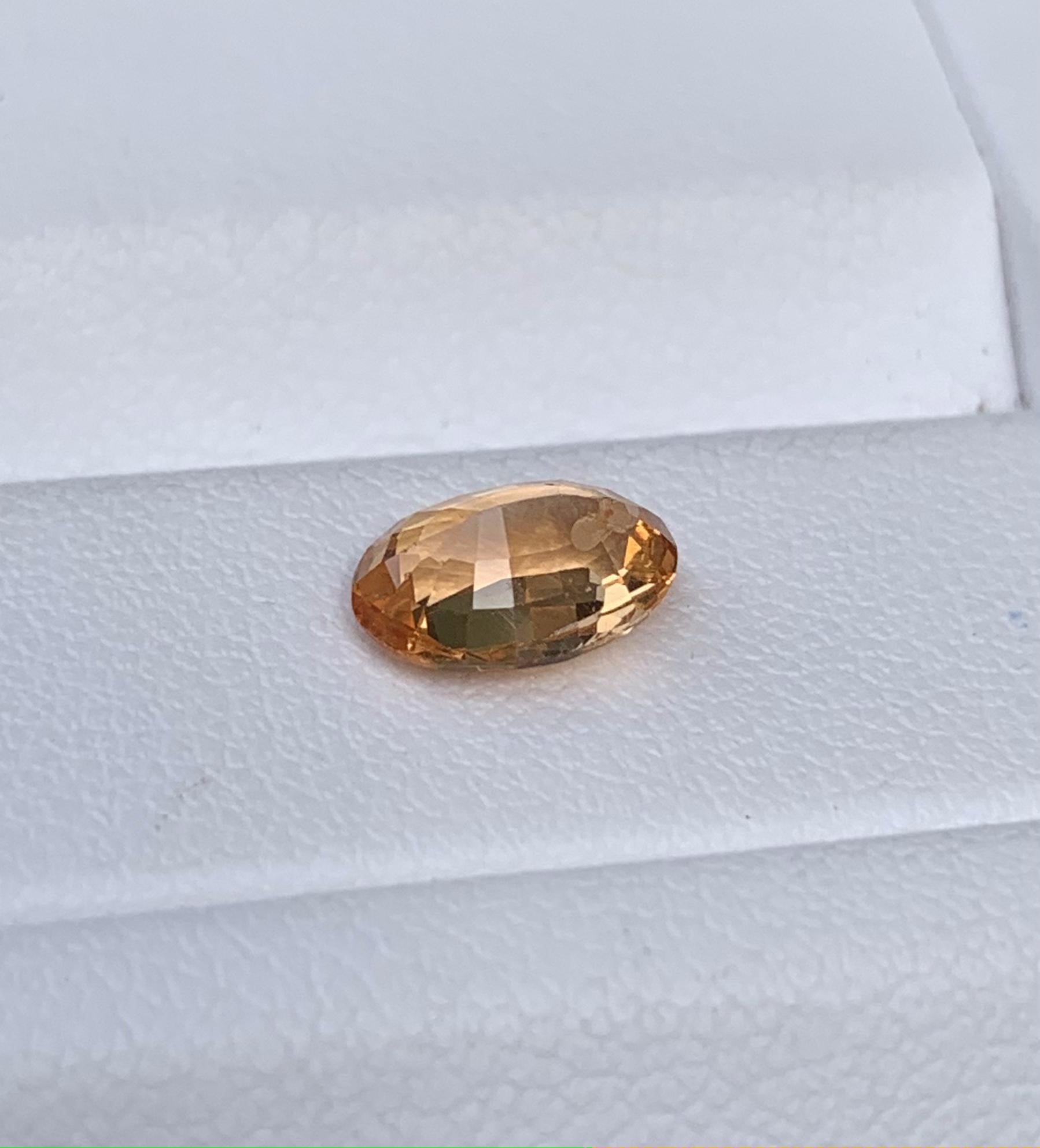 Apricot Peach Sapphire 1.32ct (H) - Baza Boutique