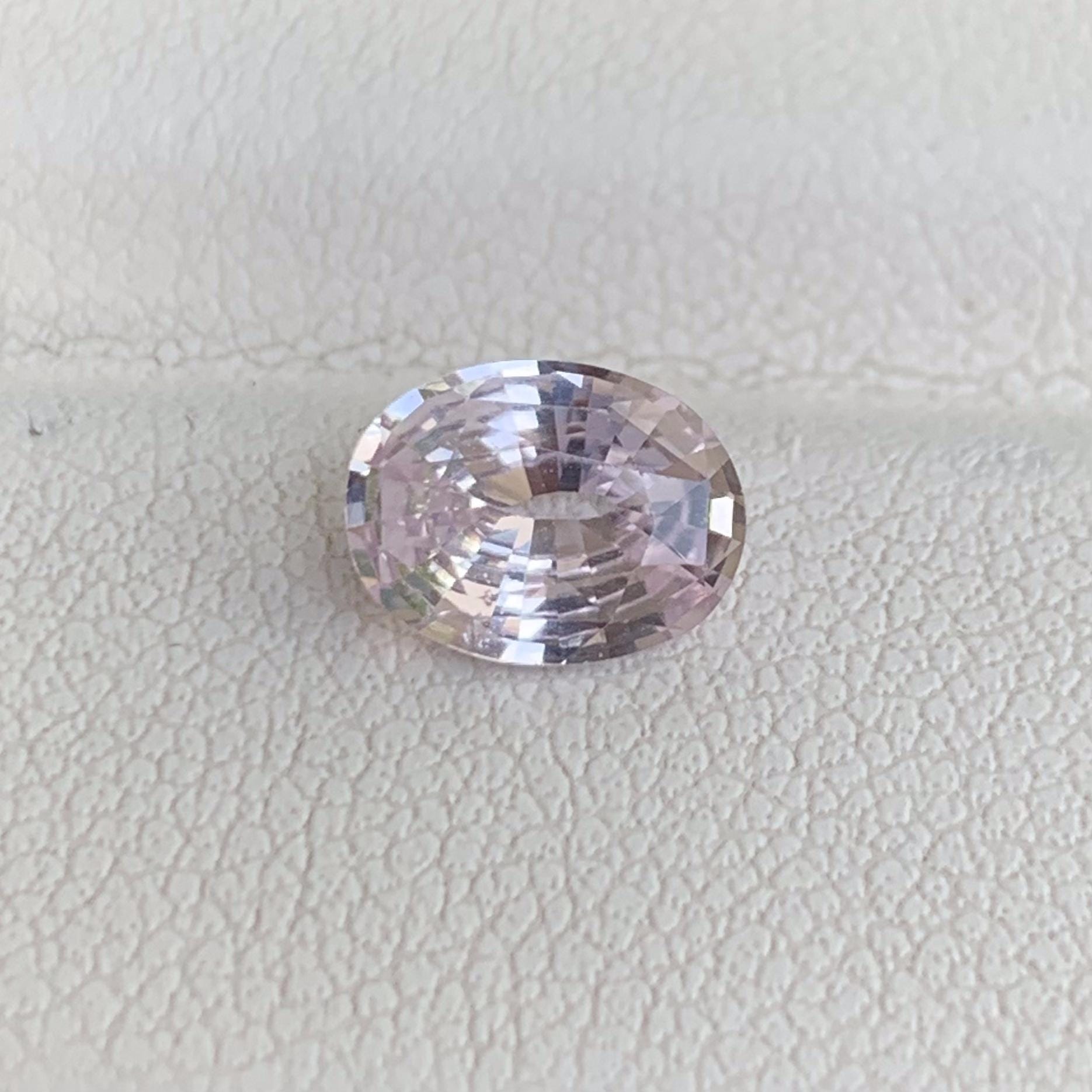 Natural Peach Sapphire 1.48ct (UH) - Baza Boutique