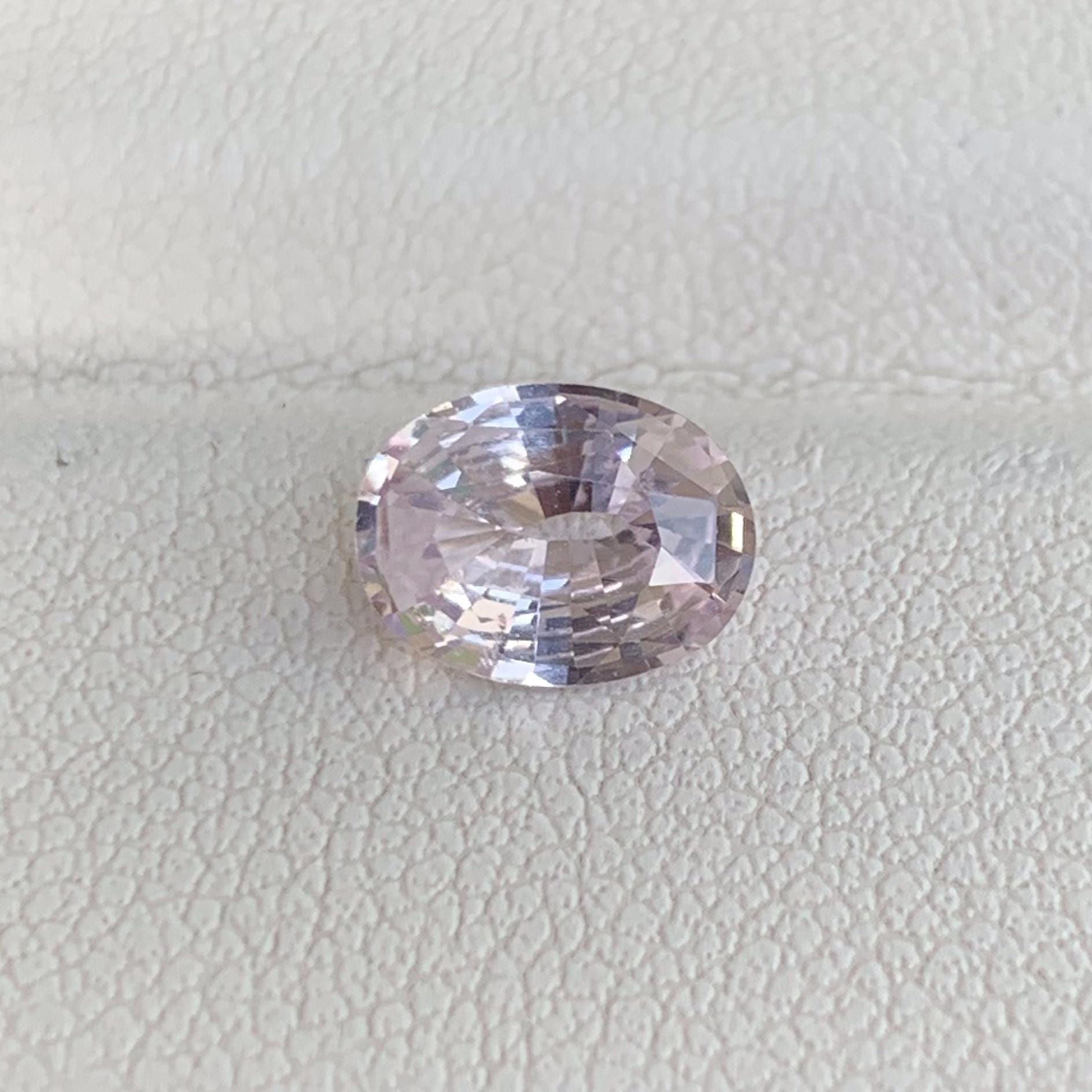 Natural Peach Sapphire 1.48ct (UH) - Baza Boutique