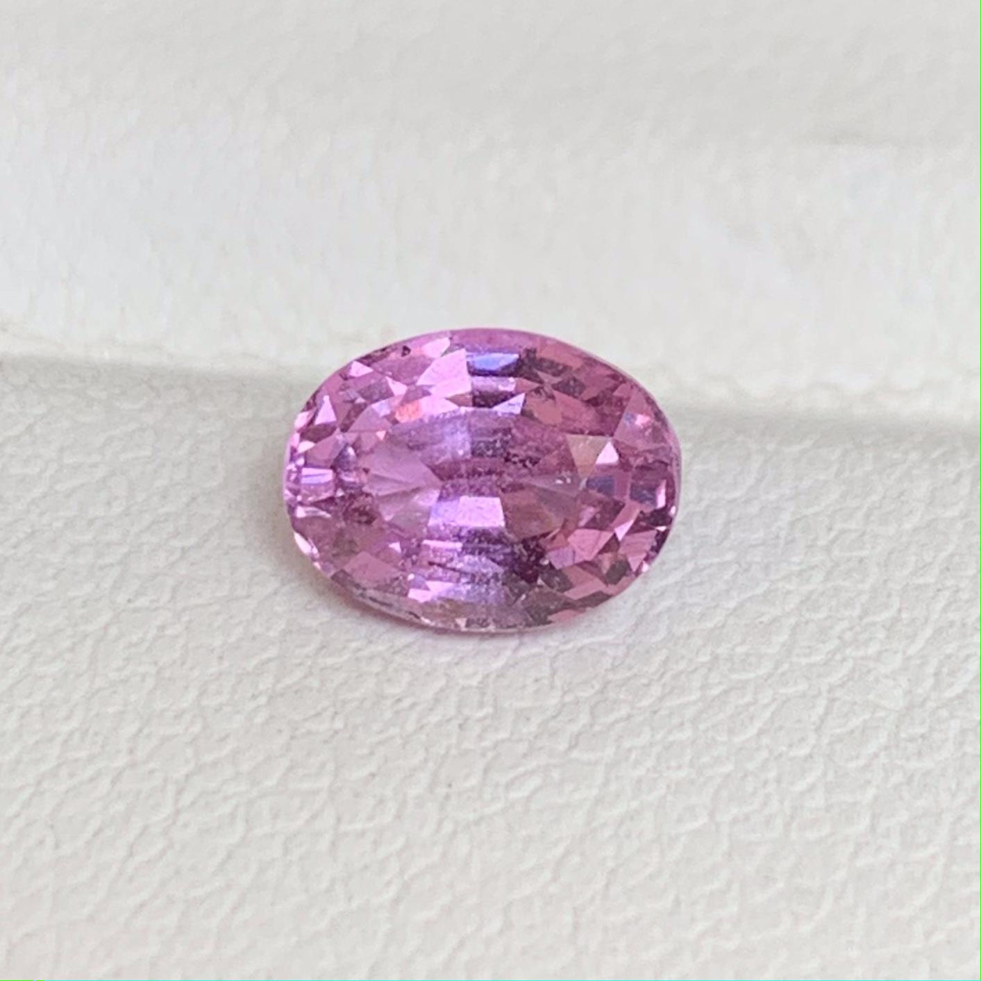 Natural Pink Sapphire 1.09ct - (N) - Baza Boutique