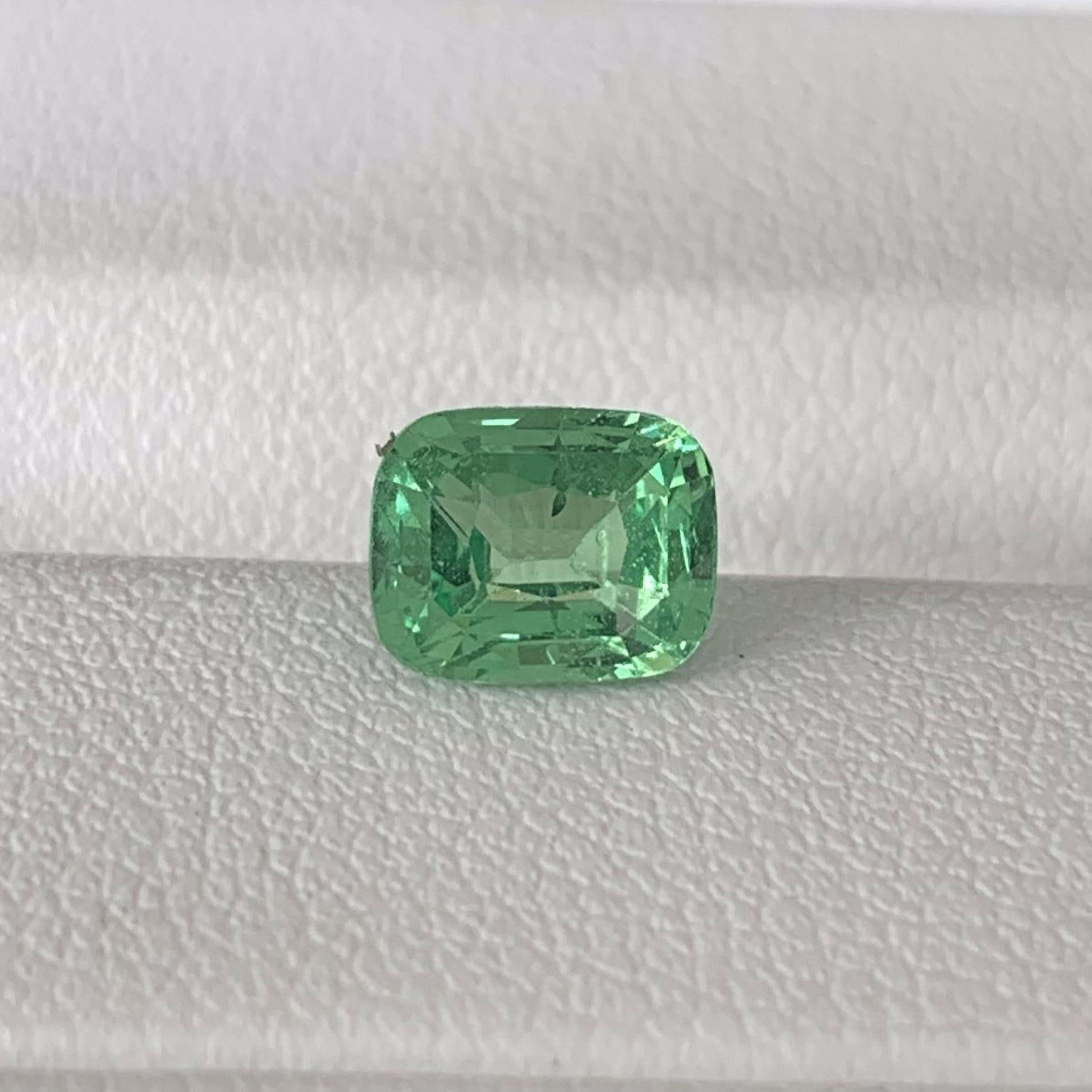 Natural Tsavorite Garnet 1.51ct (UH) - Baza Boutique