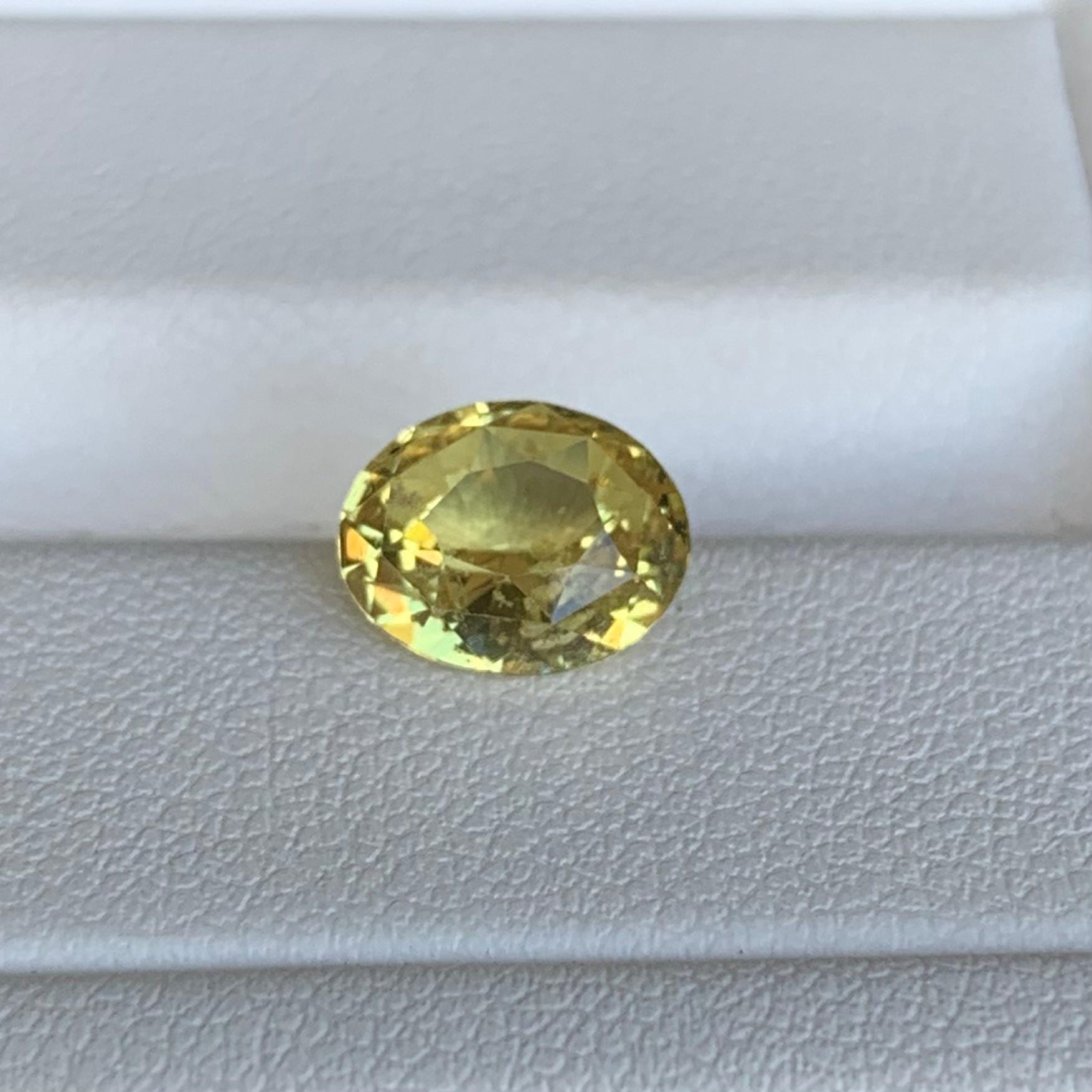 Natural Lemon Yellow Sapphire 2.55ct (UH) - Baza Boutique