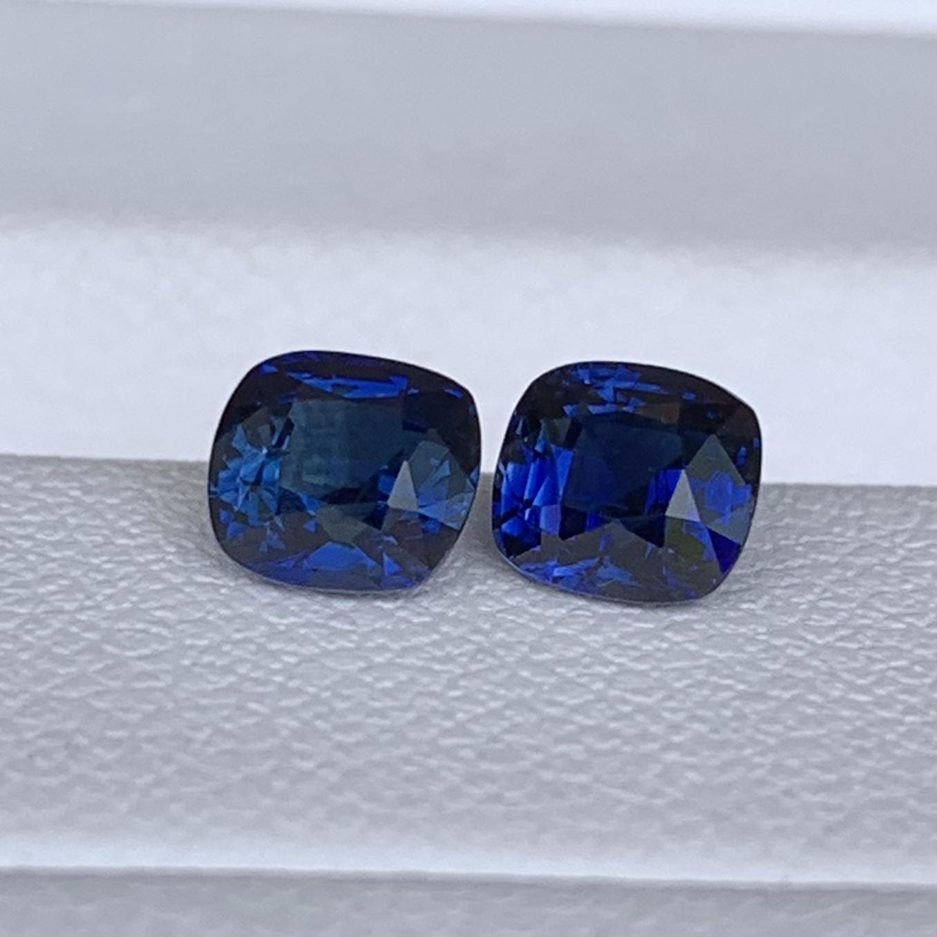 Natural Blue Sapphire Pair 1.40 - (H) - Baza Boutique
