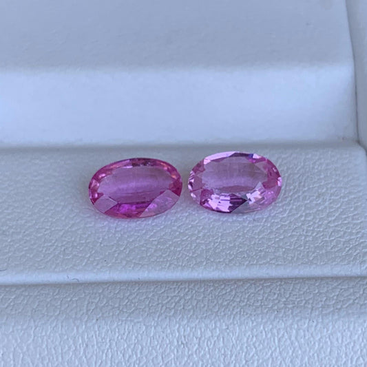 Natural Pink Sapphire Pair 2.23ct- (UH)