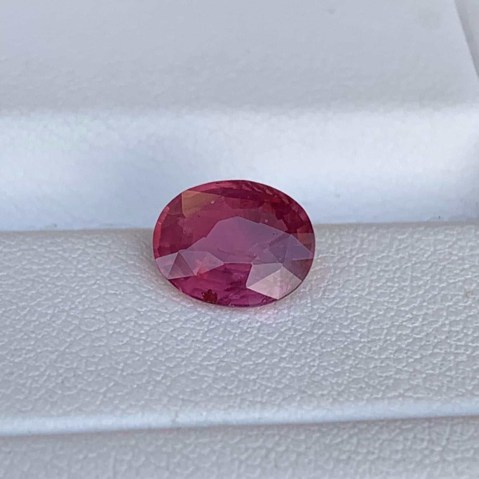 Natural Padparadscha Sapphire 1.83ct - (UH) - Baza Boutique