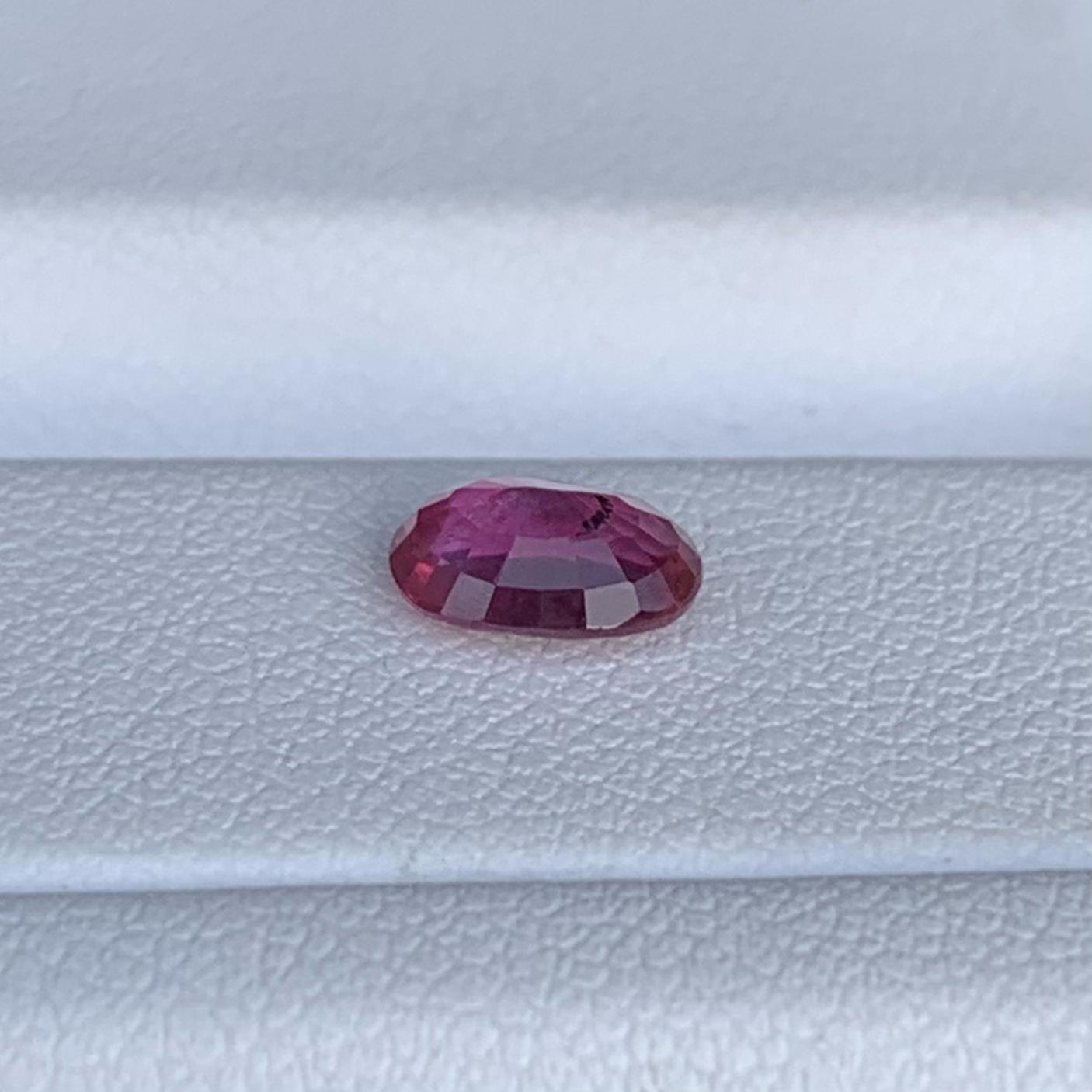 Natural Ceylon Padparadscha Sapphire 1.02ct - (UH) - Baza Boutique