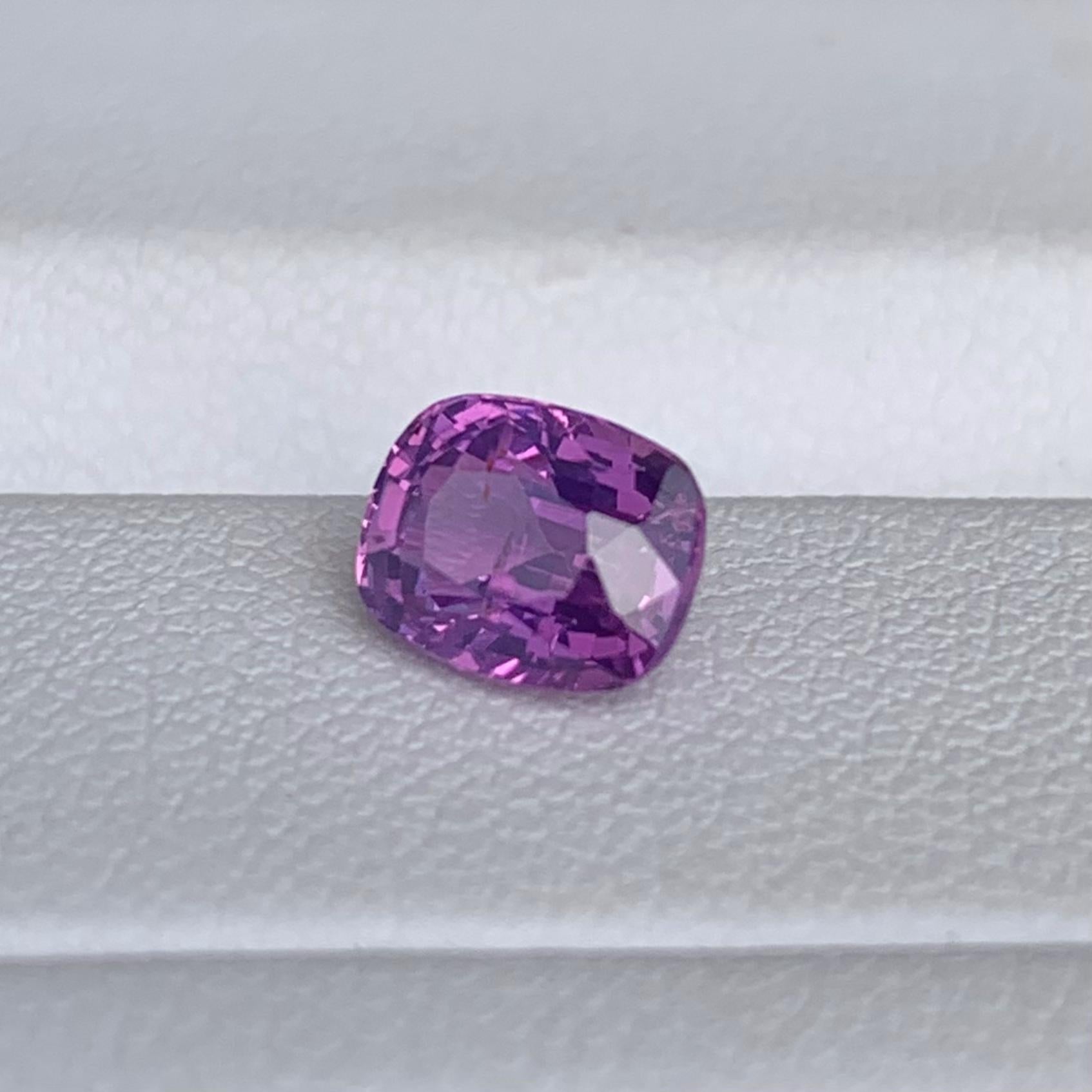 Natural Ceylon Purple Sapphire 1.42ct - (UH) - Baza Boutique