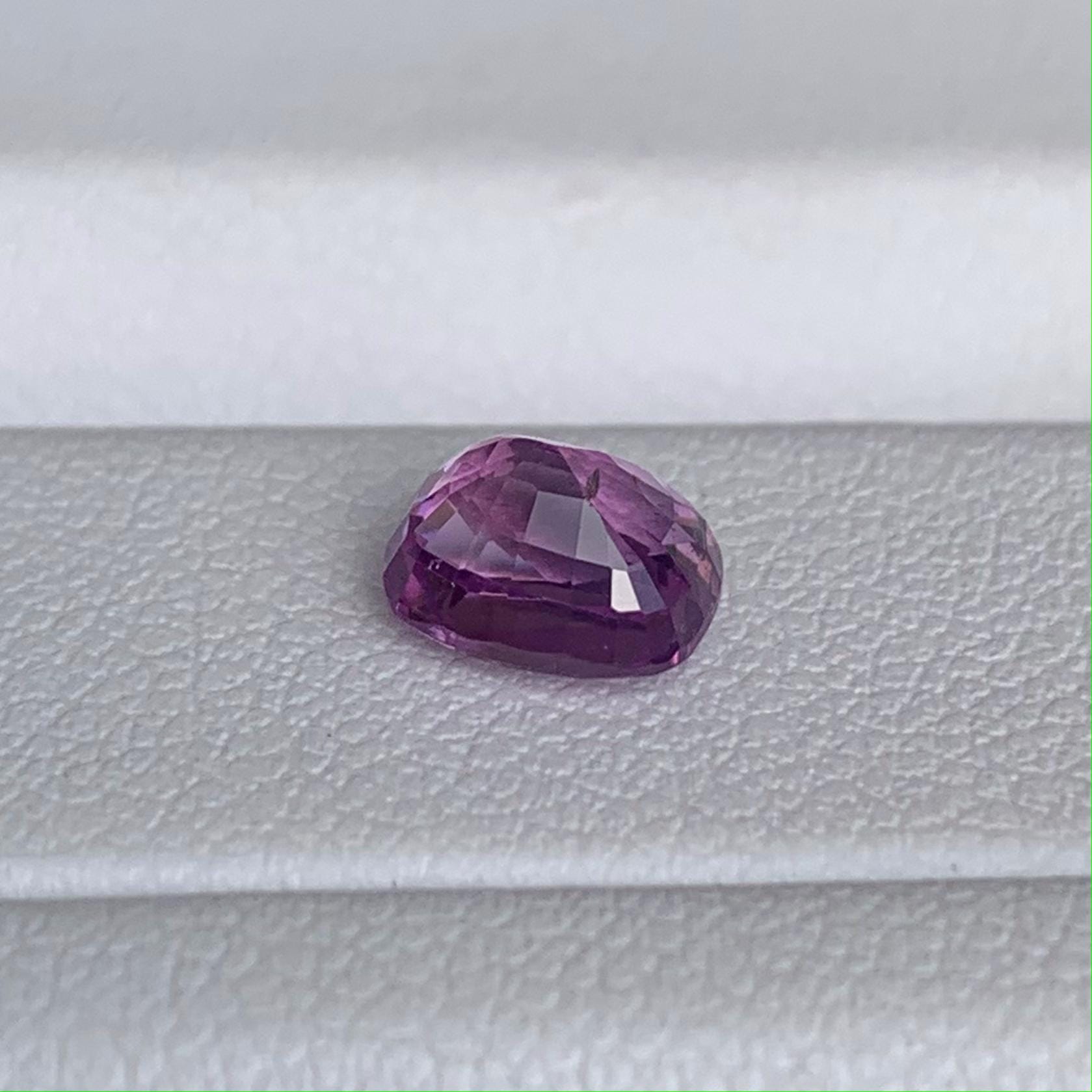 Natural Ceylon Purple Sapphire 1.42ct - (UH) - Baza Boutique